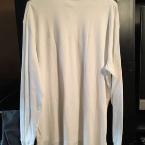 White Crisp long sleeve men’s shirt